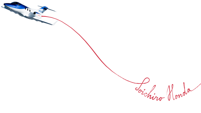 Billede af HondaJet.