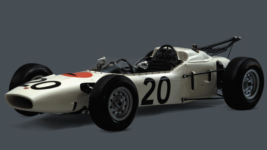 Honda-racerbil fra 1960'erne.