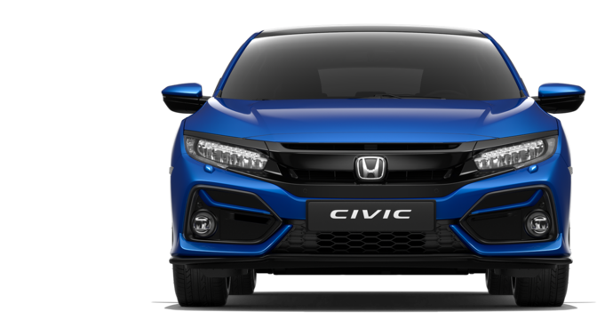 Honda Civic, set bagfra.