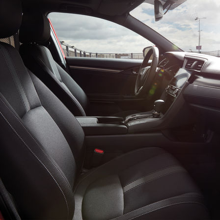 Billede af interiør i Honda Civic.