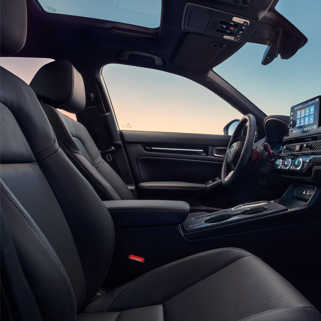 Honda Civic Hybrids interiør.