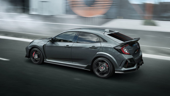 Civic Type R GT set skråt bagfra