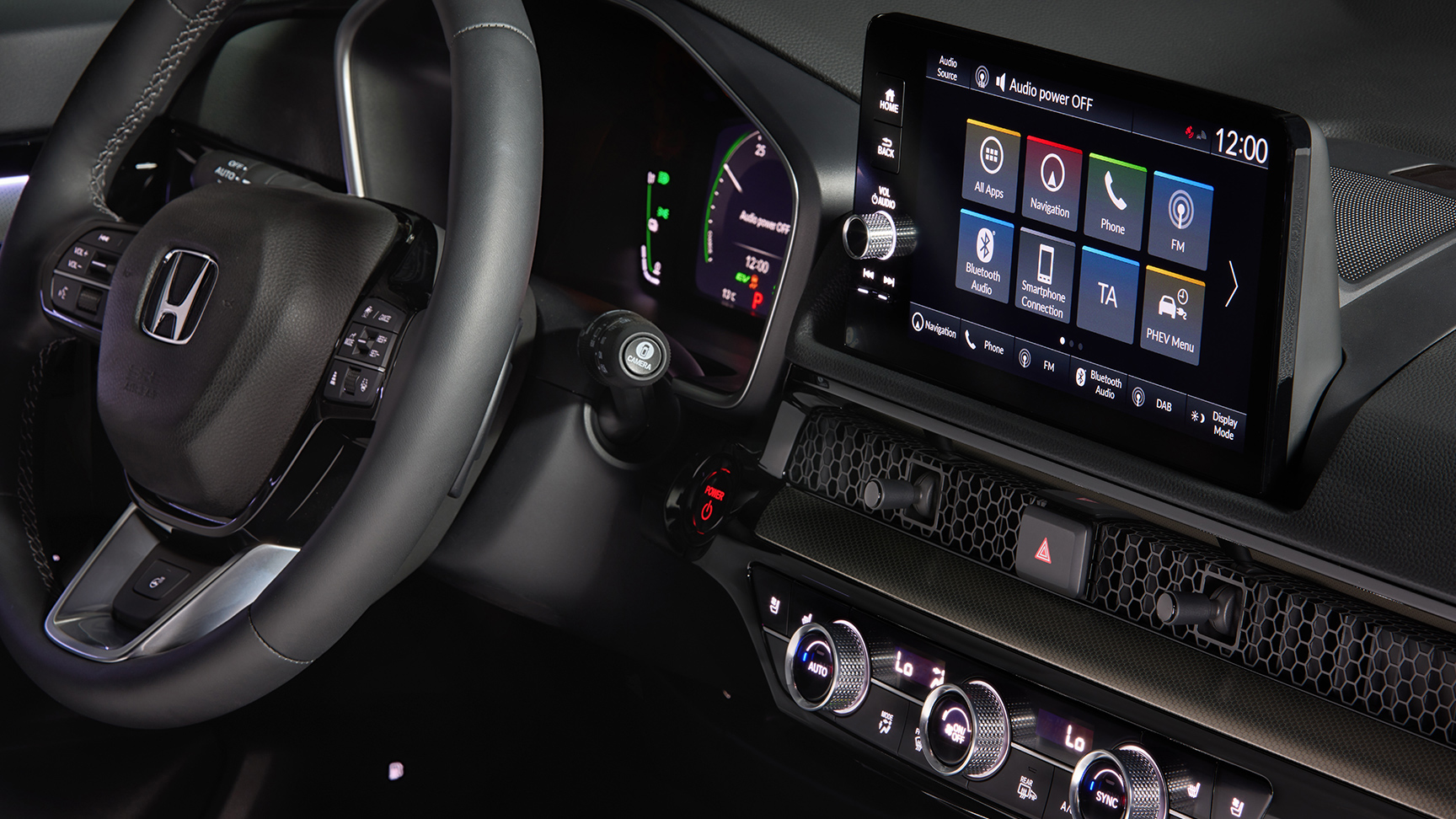 Honda CR-V Plug-in Hybrid SUV, set fra siden med model.