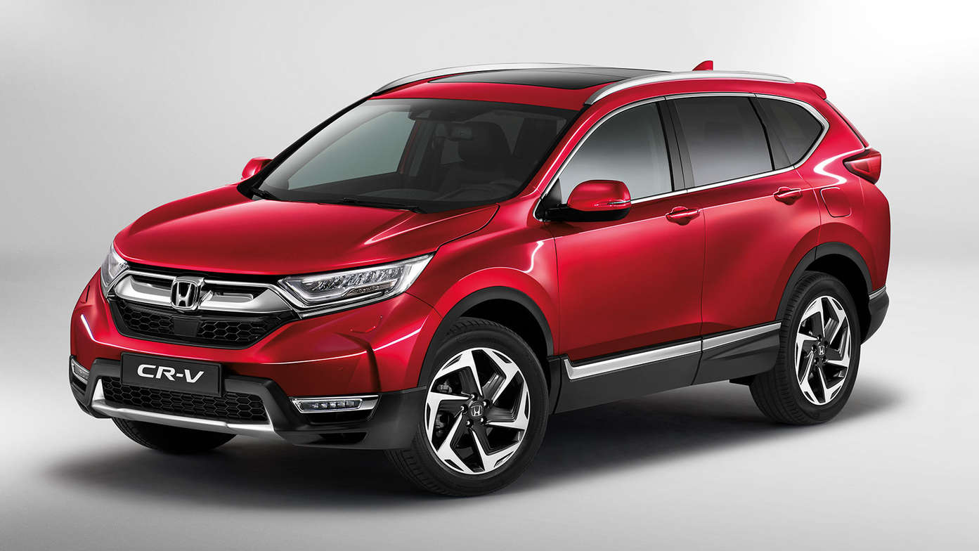 Honda CR-V, set skråt forfra.