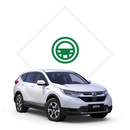 Ikon til prøvetur i Honda CR-V Hybrid.