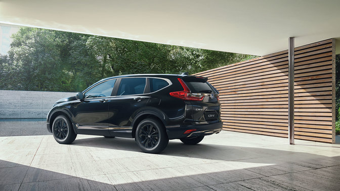 Honda CR-V med sorte krom- og pyntelister