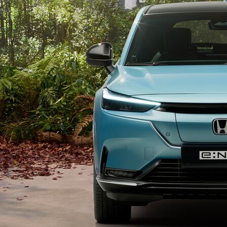 Nærbillede af Honda e:Ny1 Honda-sensorteknologi.