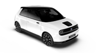Honda e set skråt forfra