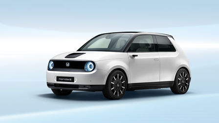 Honda e i studie, set skråt forfra