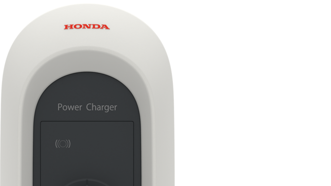 Honda e-opladeren i aktion.