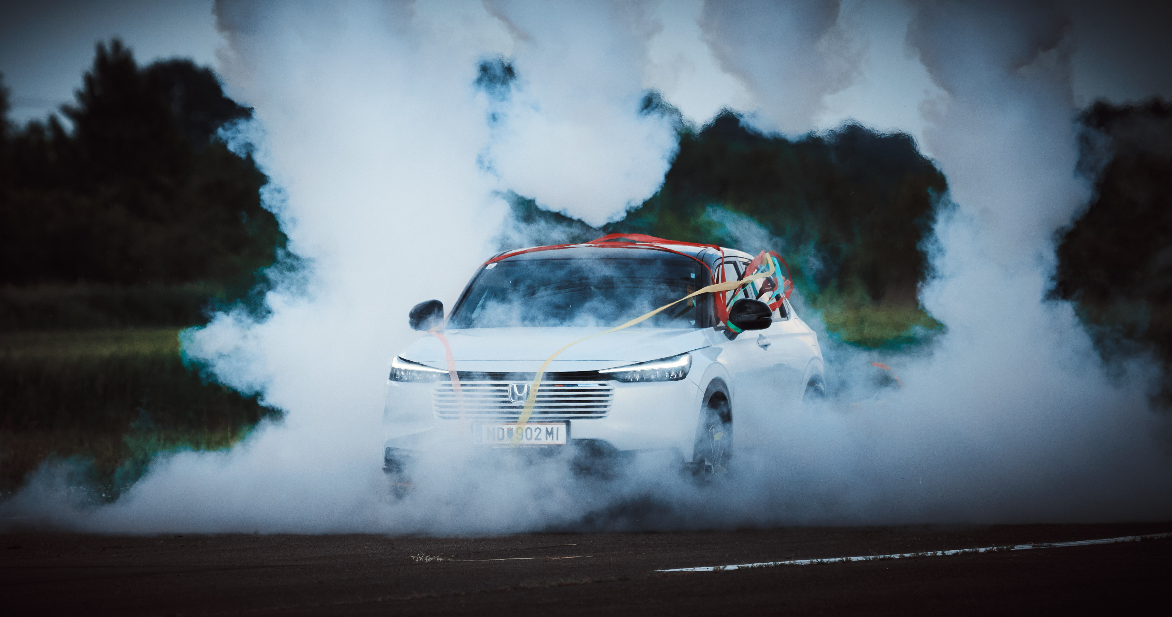 HR-V i dækrøg