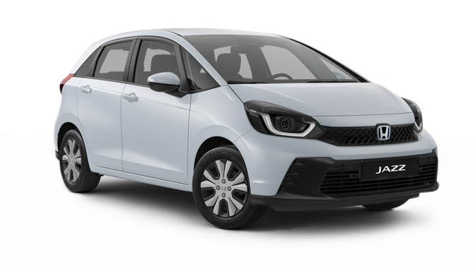 Honda Jazz e:HEV set fra siden