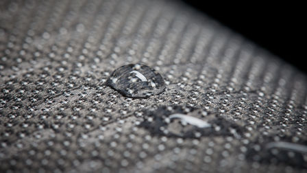 Water resistant fabric seats