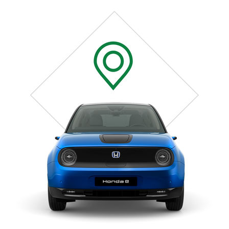 Nærbillede af Honda e.