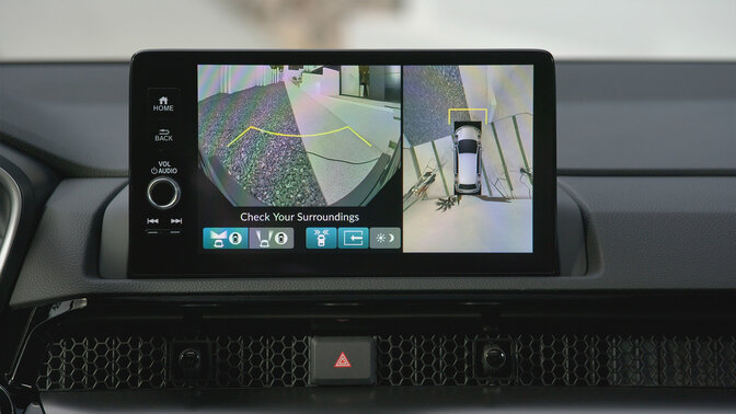 CR-V Kamerasystem med multivisning.