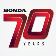 Hondas 70 års jubilæumslogo.