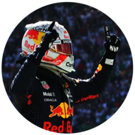 Max Verstappen fejrer