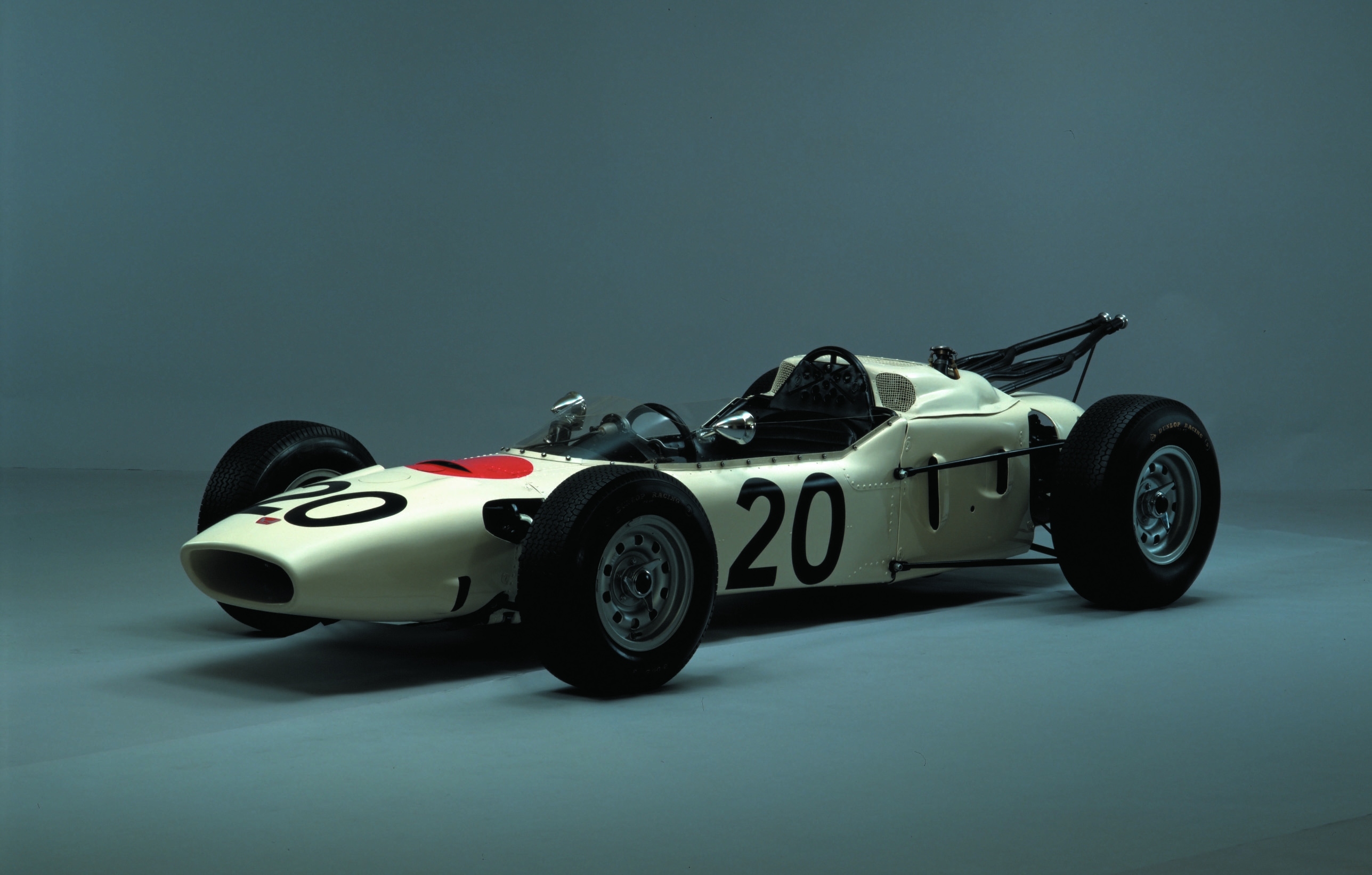 Honda Formel 1-bil, set skråt forfra.