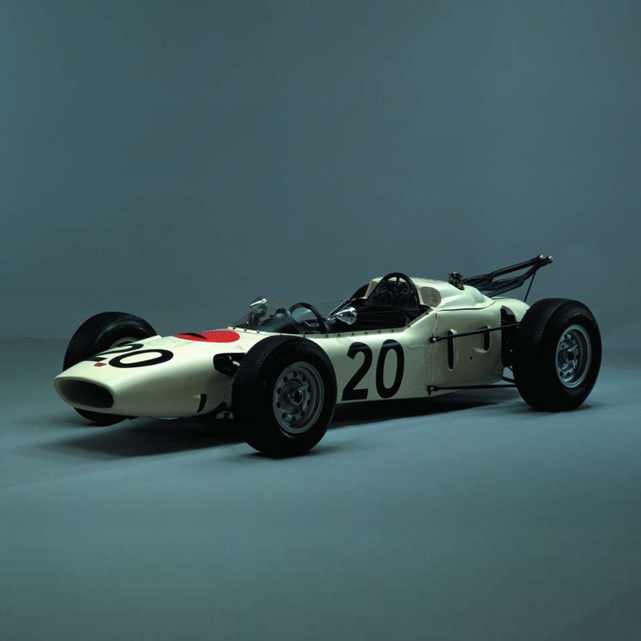 Honda Formel 1-bil, set skråt forfra.