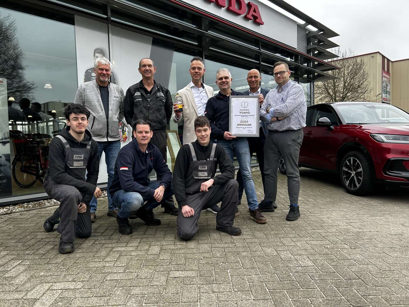 Aftersales awarded to Honda dealer. 
