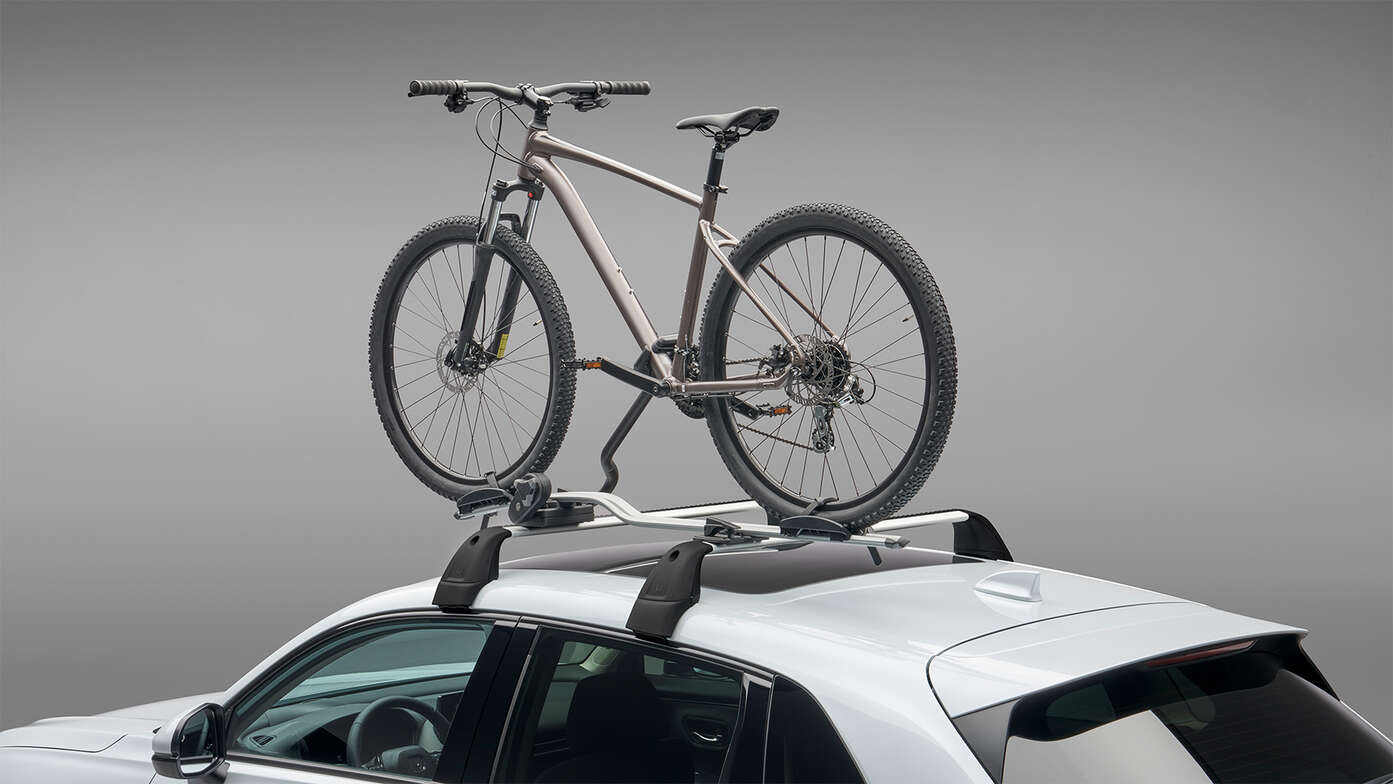 Nærbillede af Thule-tagcykelholder – Expert 298