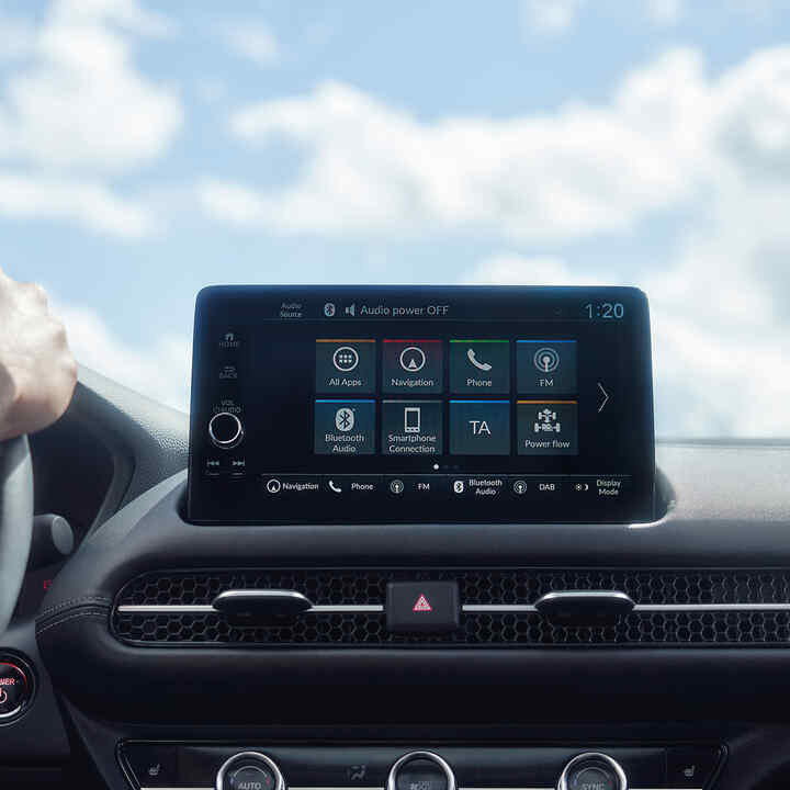 ZR-V Infotainment-system på instrumentbrættet