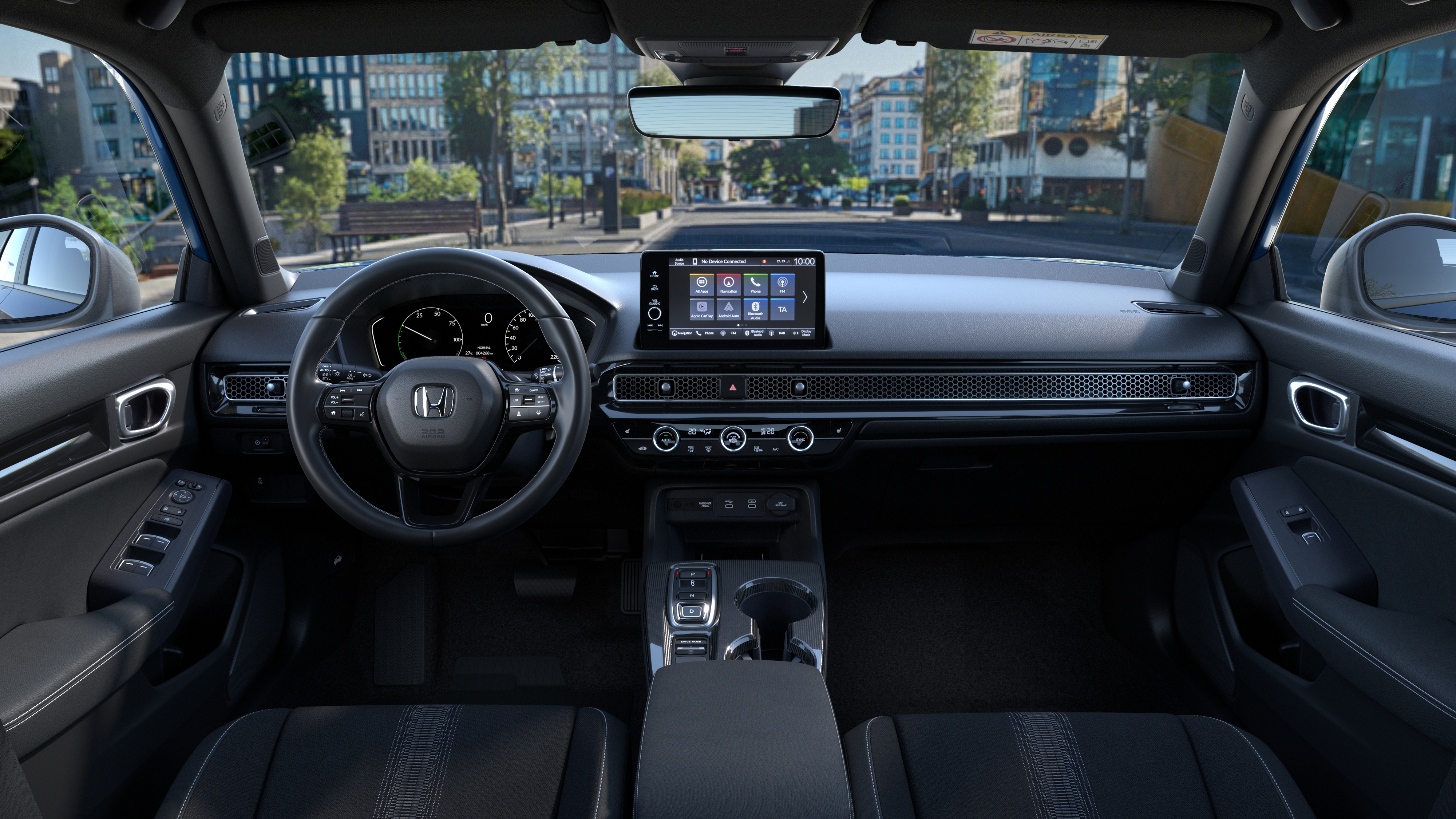 Interiöbild av en Honda Civic Elegance