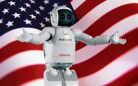 ASIMO imponerede præsident Obama